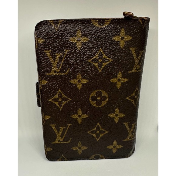 Louis Vuitton Monogram Porte Papier Zip Wallet with unbranded chain - Picture 2 of 12